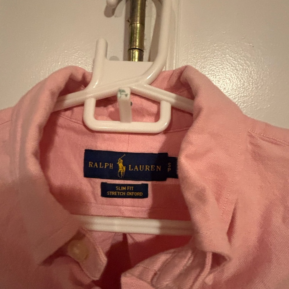 Ralph Lauren Men's Casual Pink Button Down Shirt - Picture 3 of 4